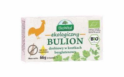 Bouillon de volaille en cubes sans huile de palme sans gluten BIO 66 g EKOWITAL