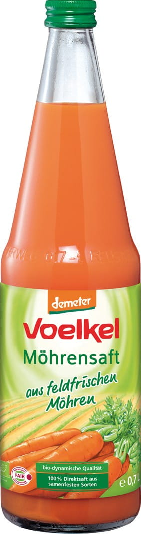 Jus de carotte demeter BIO 750 ml VOELKEL