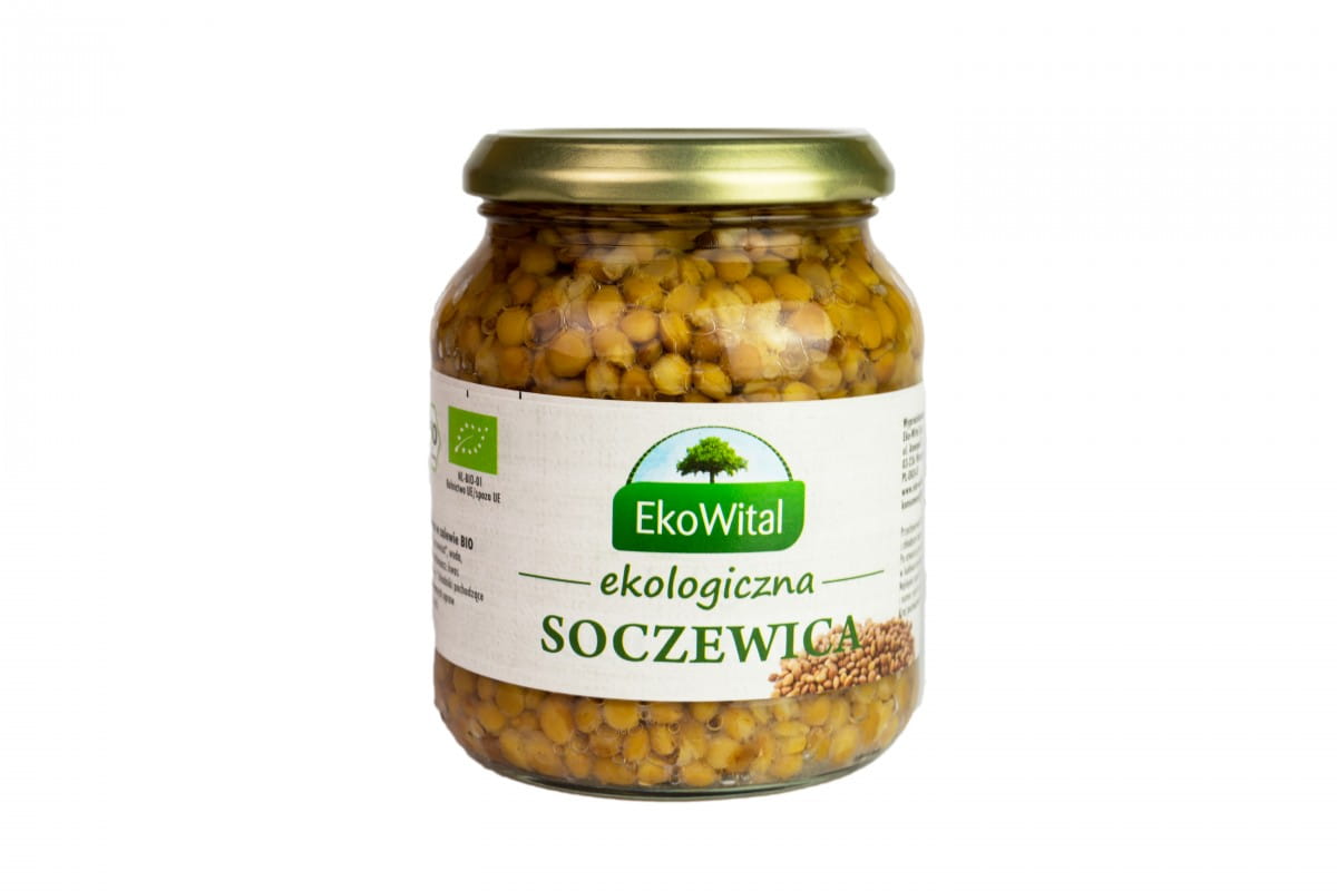 Lentilles en saumure BIO 360 g / 210 g EKOWITAL