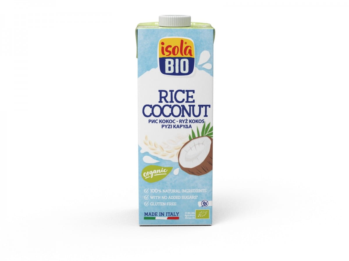 Boisson riz coco sans gluten BIO 1000 ml ISOLA bio