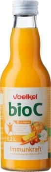 BIO C mélange de jus soutenant l'immunité BIO 200 ml VOELKEL