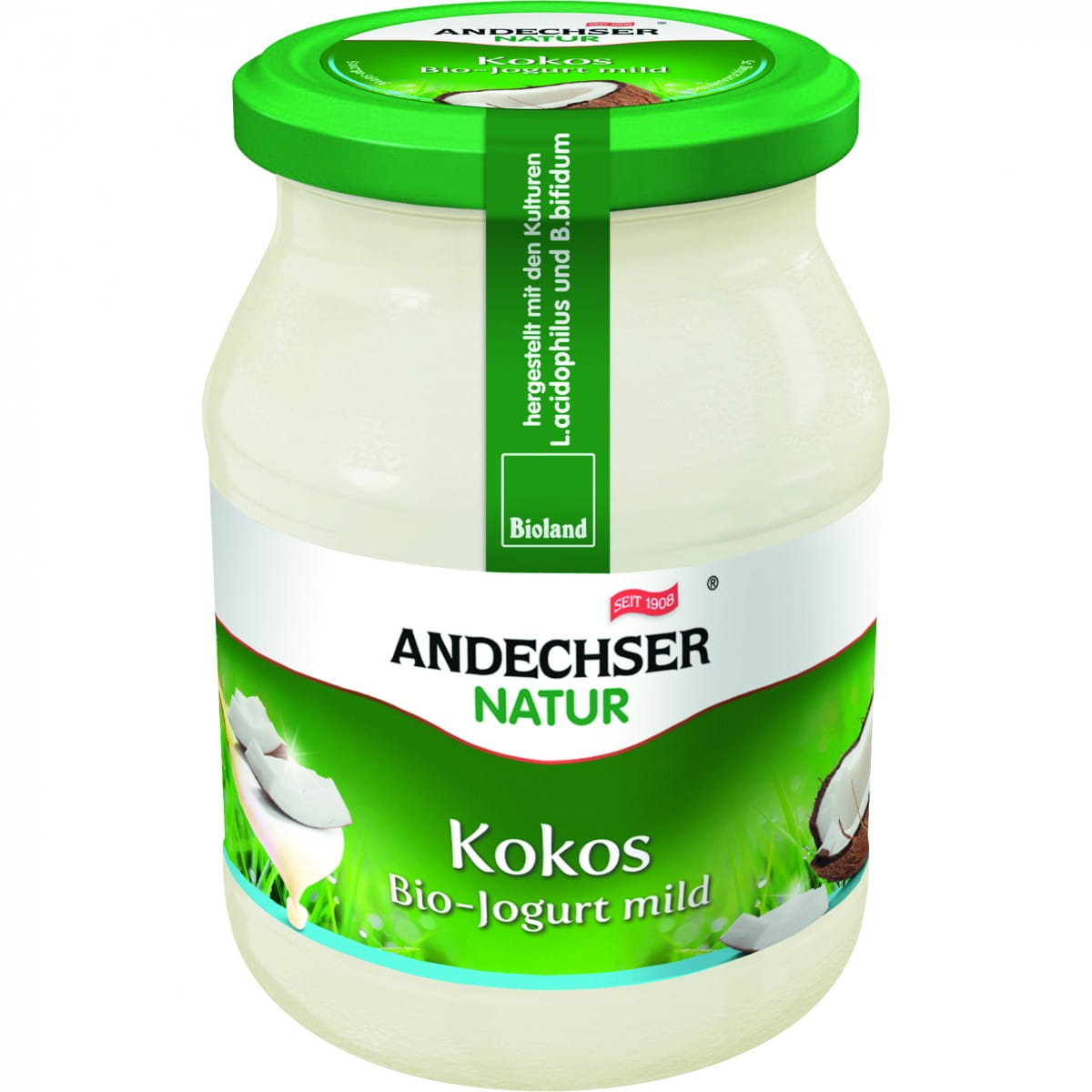 Yaourt à la noix de coco 37% BIO 500 g ANDECHSER NATUR