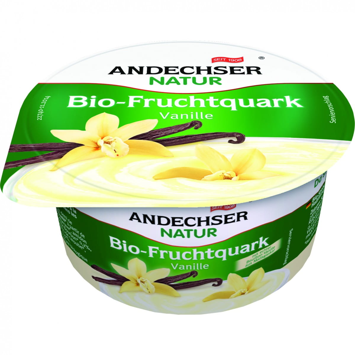 Fromage blanc à la vanille 20% de matière grasse BIO 150 g ANDECHSER