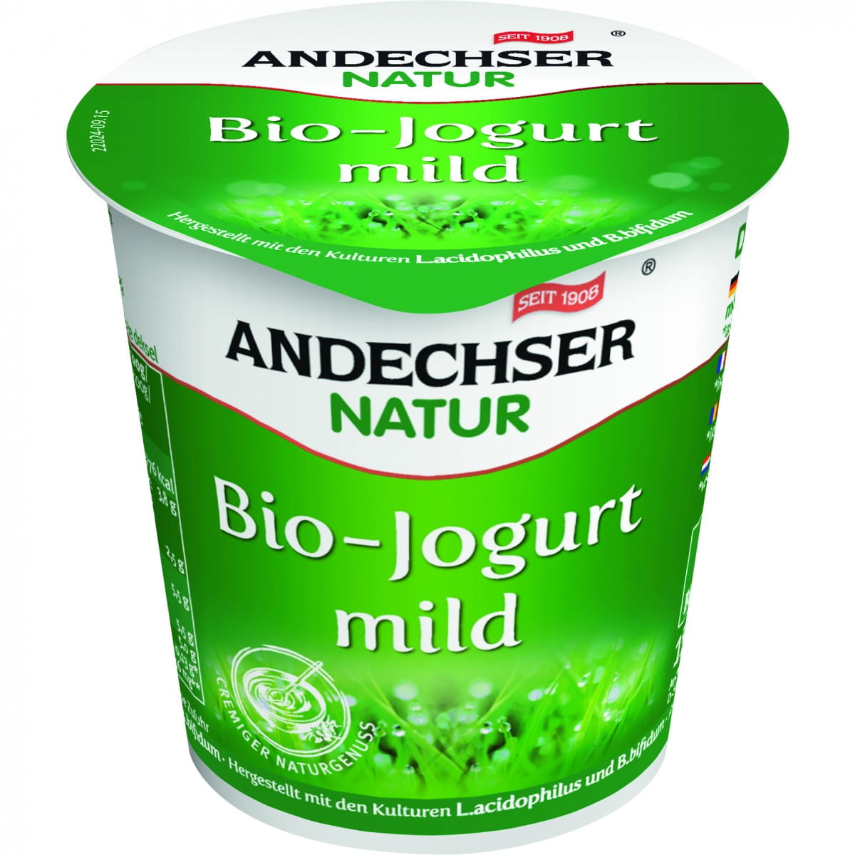 Yaourt nature 38% BIO 150 g ANDECHSER NATUR