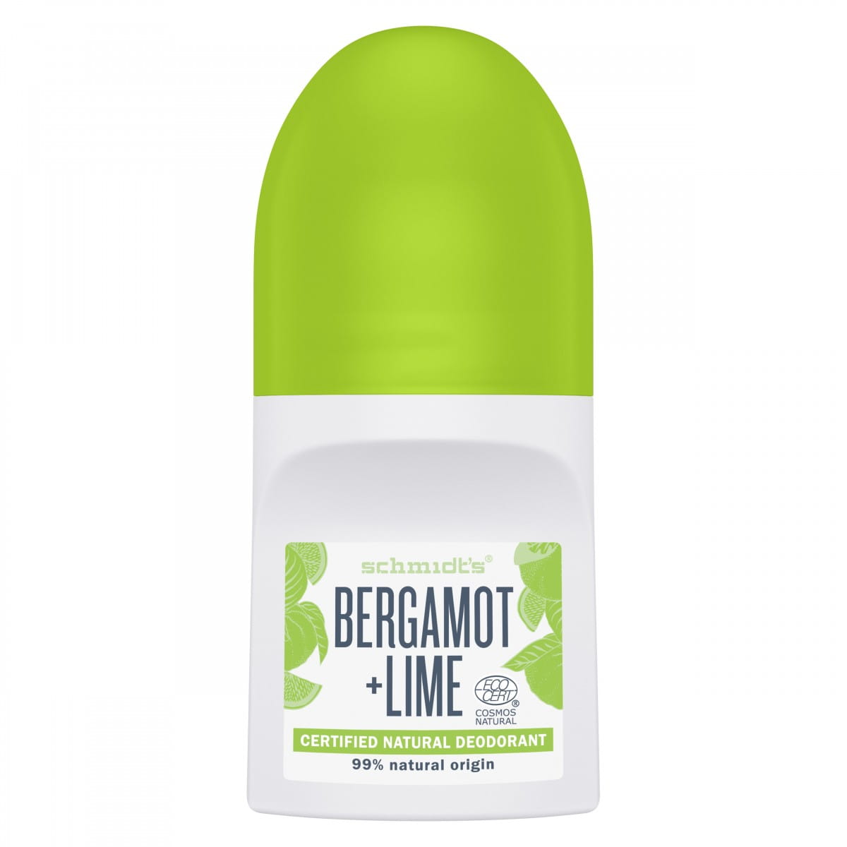 Déodorant roll-on bergamote citron vert 50 ml SCHMIDT'S