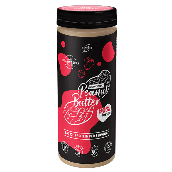 Poudre de beurre de cacahuète fraise 200g NUSTINO