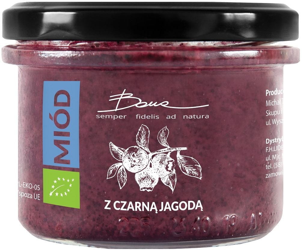 Miel multifleurs à la myrtille BIO 250 g - BONA