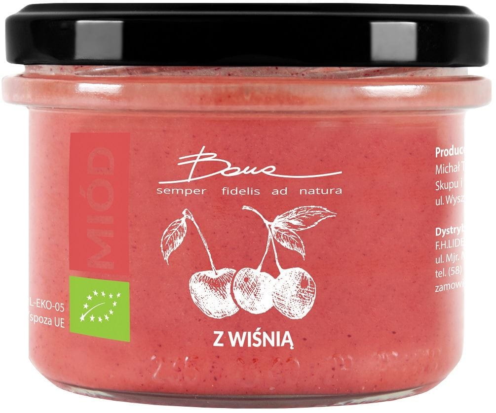 Miel multifleurs à la cerise BIO 250 g - BONA