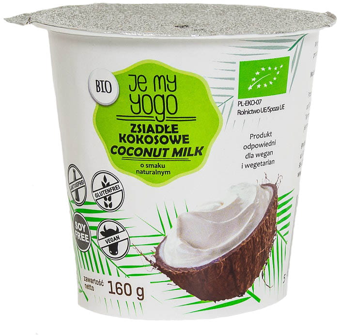 Noix de coco caillée sans gluten BIO 160 g - YOGO