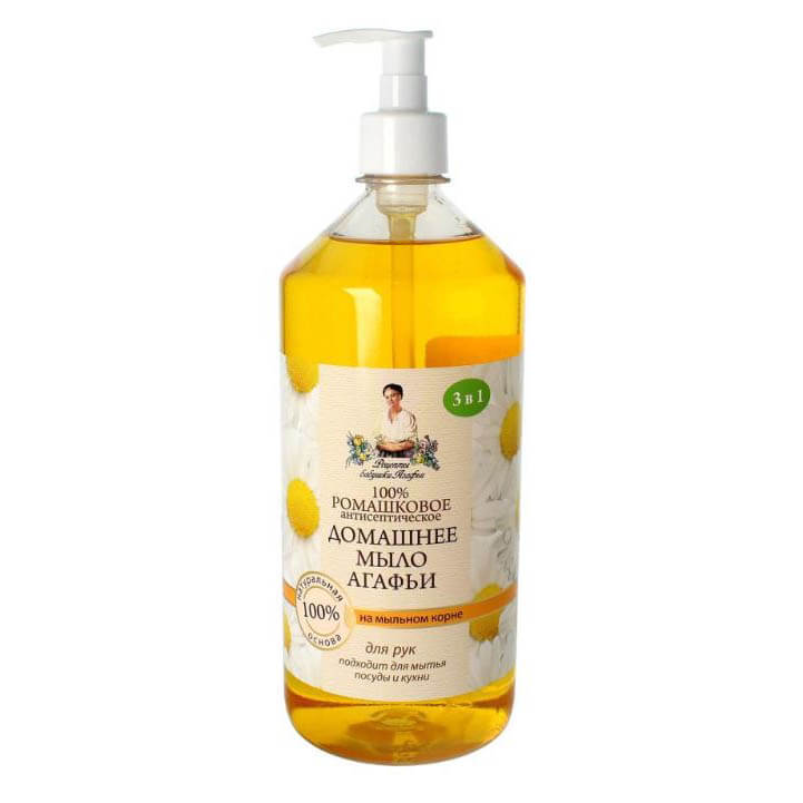 Savon artisanal à la camomille à la saponaire médicinale 1000 ml - AGAFI