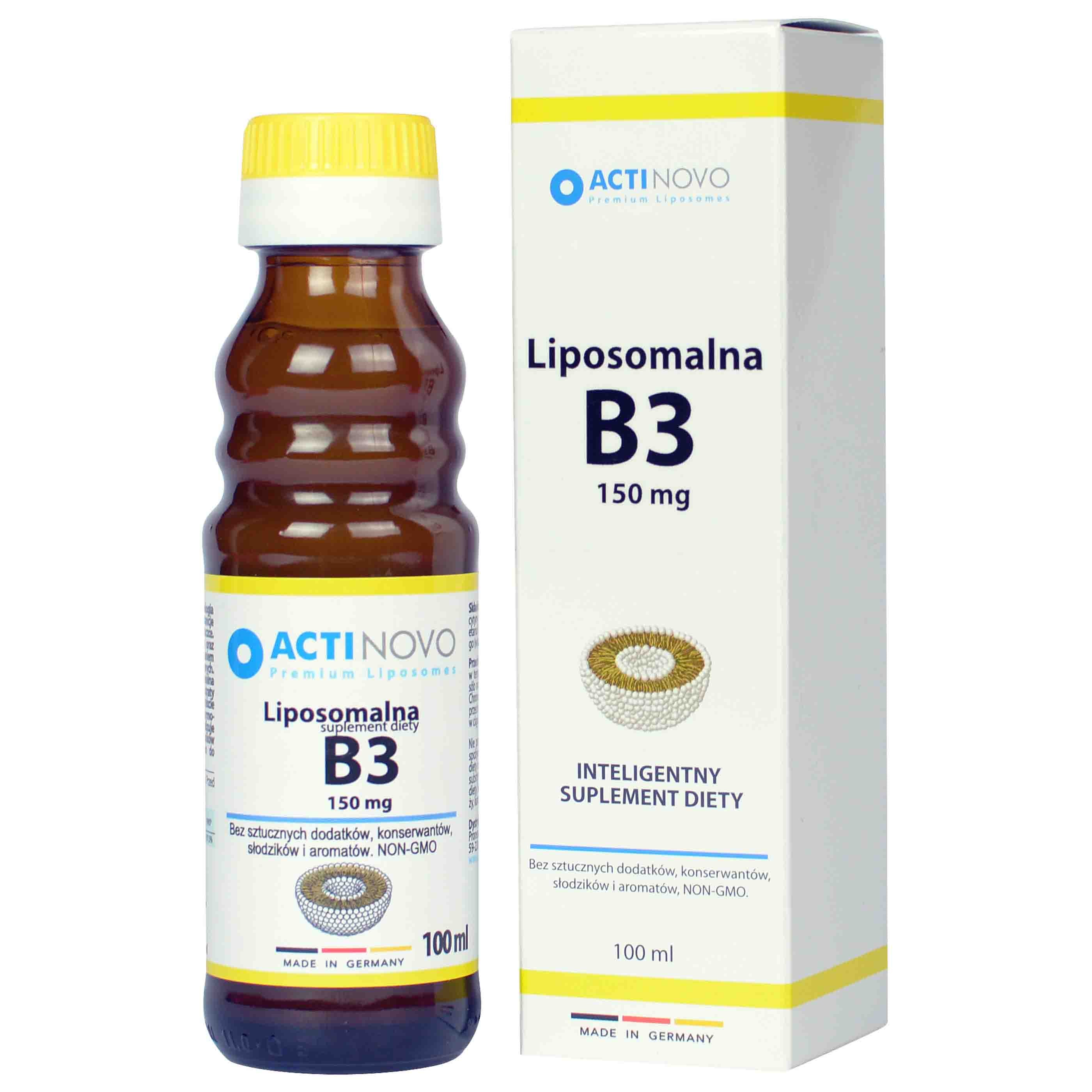 Vitamine B3 liposomale 150mcg 20 portions 100ml - ACTINOVO