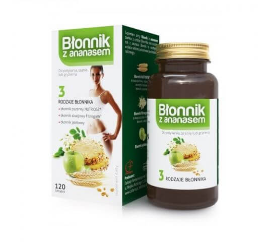 Fibre à l'ananas 3 types de fibres 12 comprimés COLFARM