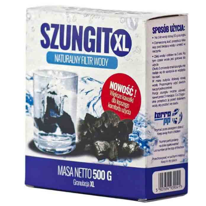 Filtre à eau naturelle shungite granulation XL 500g TERRA PP
