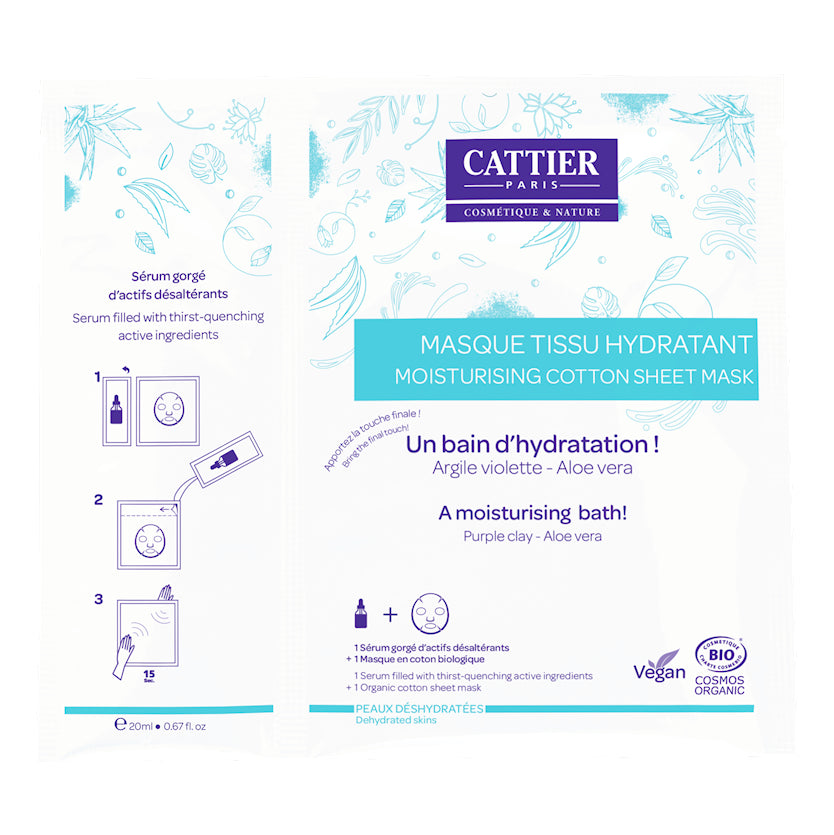 Masque compresse hydratant - CATTIER