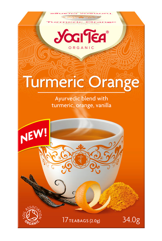 Thé orange curcuma BIO (17 x 2 g) 34 g - YOGI TEA