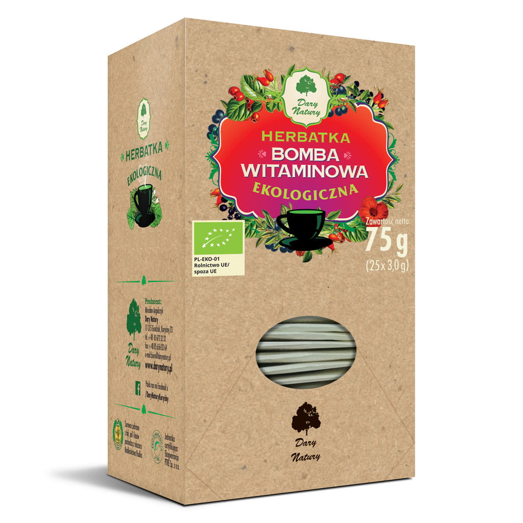 Tisane bombe vitaminée BIO (25 x 3 g) - CADEAUX DE LA NATURE
