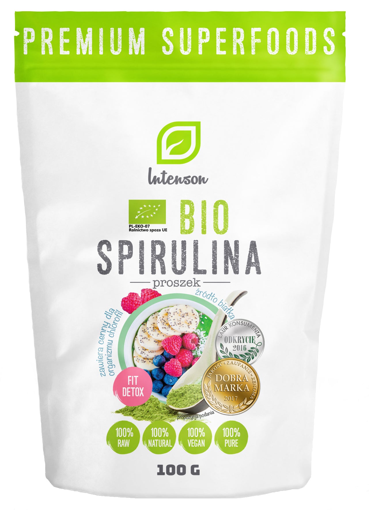 Spiruline BIO poudre 100g INTENSON