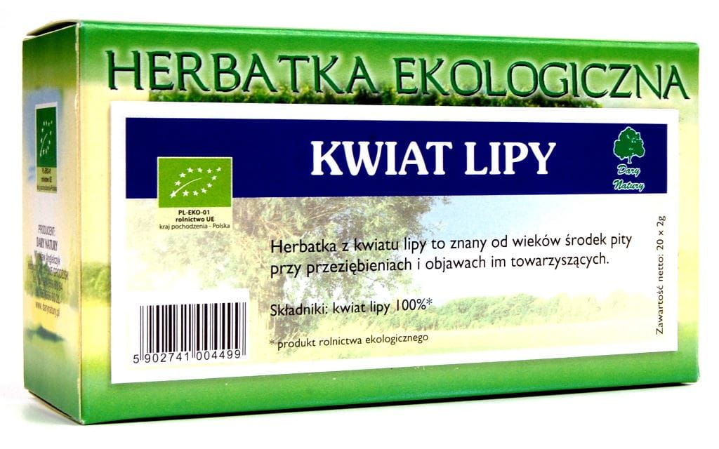 Tisane fleur de tilleul BIO (20 x 2 g) - CADEAUX DE LA NATURE