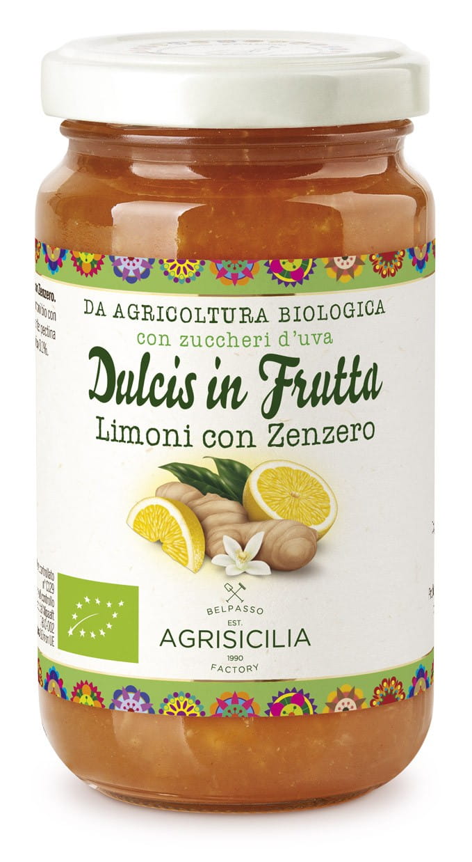 Mousse citron au gingembre BIO 240 g - AGRISICILIA