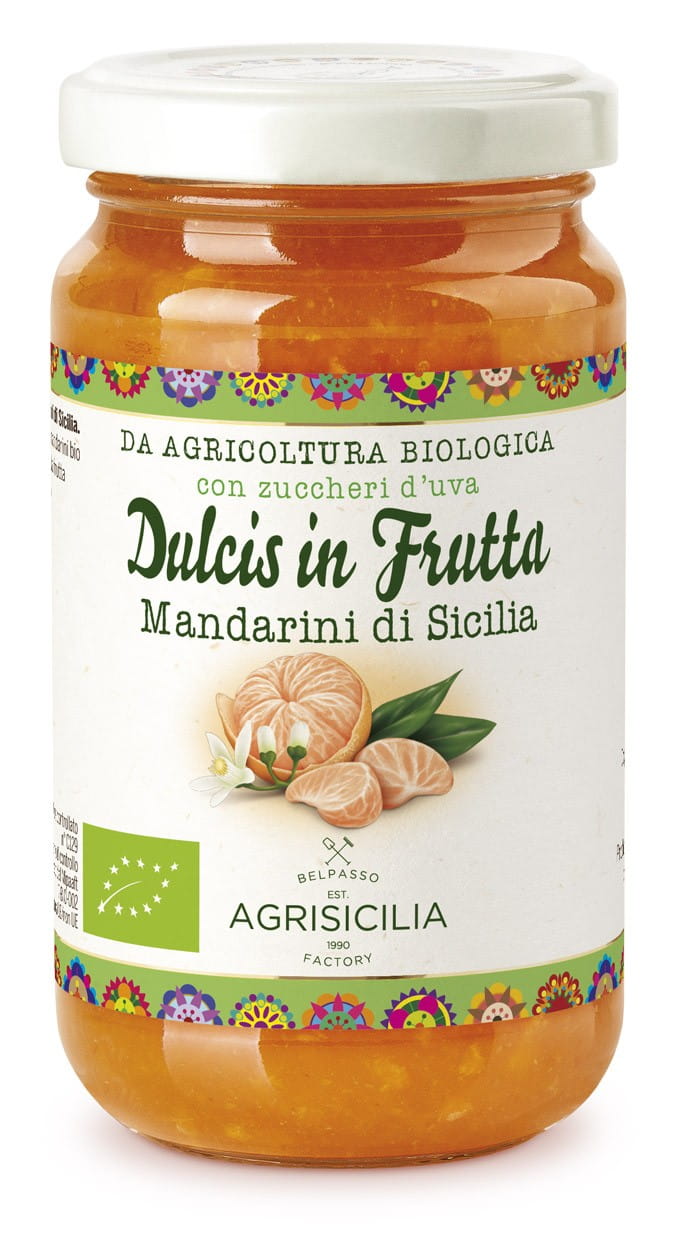 Mousse de mandarine sicilienne BIO 240 g - AGRISICILIA