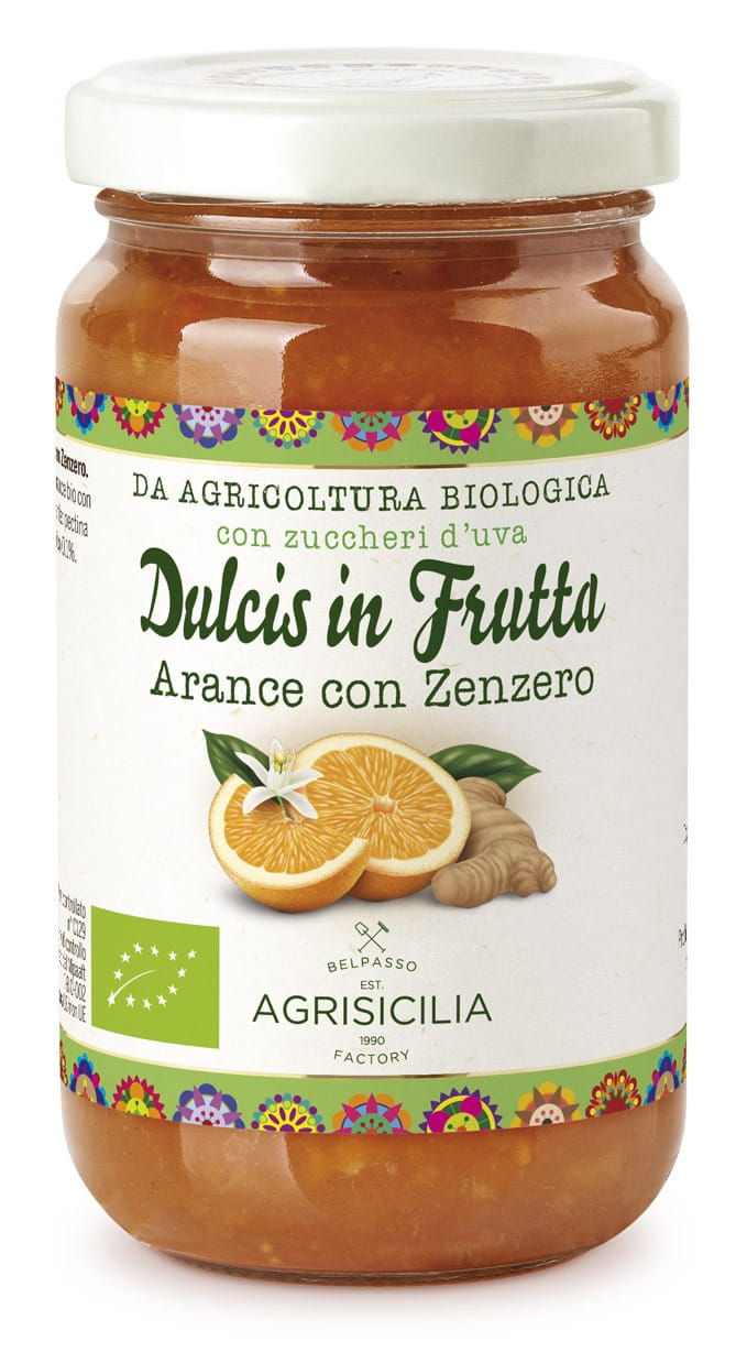 Mousse orange au gingembre BIO 240 g - AGRISICILIA