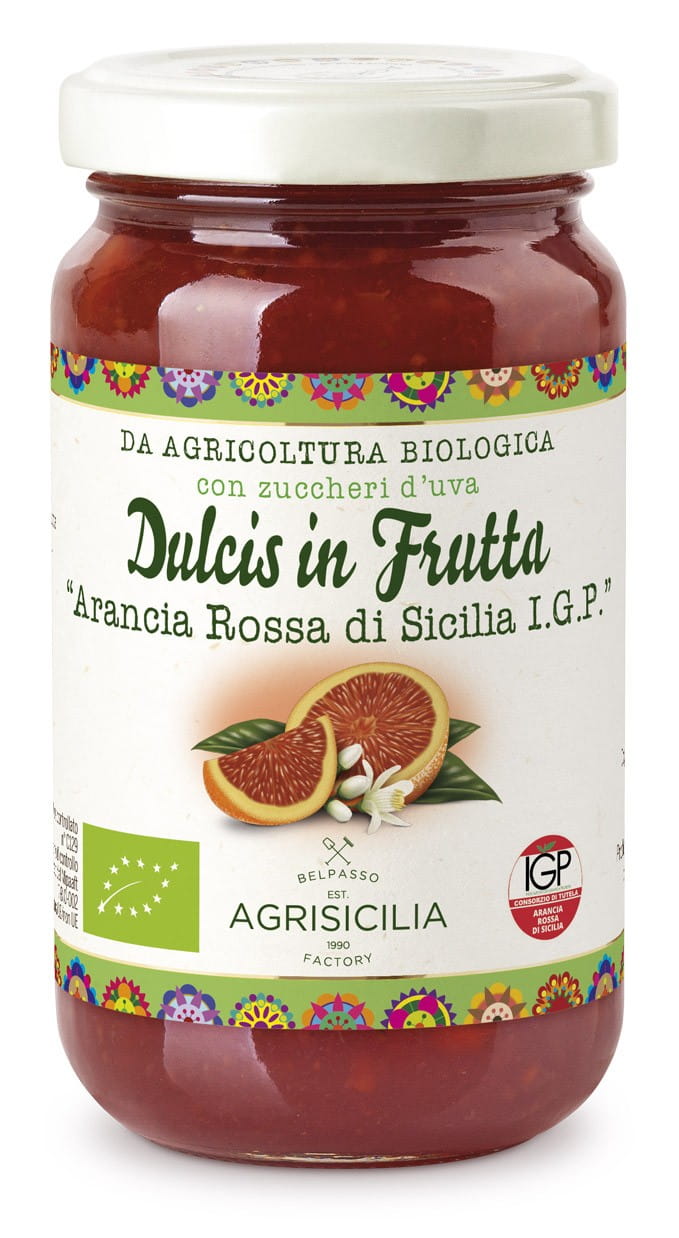 Mousse orange rouge arancia rossa di sicilia igp BIO 240 g - AGRISICILIA