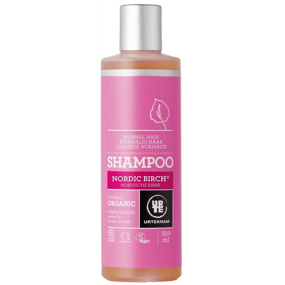 Shampoing au bouleau nordique pour cheveux normaux BIO 250 ml URTEKRAM