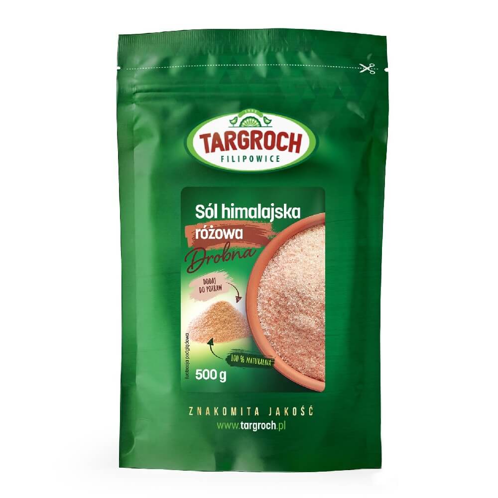 Sel rose de l'Himalaya fin 500g TARGROCH