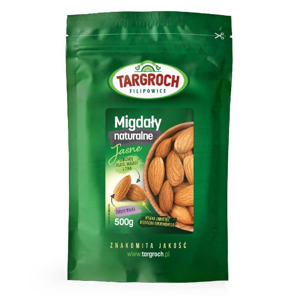 Amandes légères naturelles 500g TARGROCH