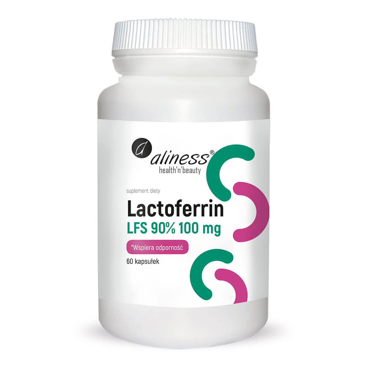 Lactoferrine lactoferrine lfs 90% 100mg 60 gélules ALINESS