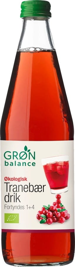 Boisson concentrée à la canneberge BIO 500 ml - GRON BALANCE