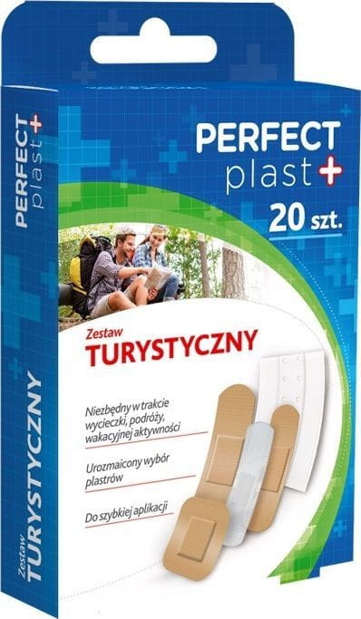 Pansement avec pansement set touristique 20 pcs - PERFECT PLAST