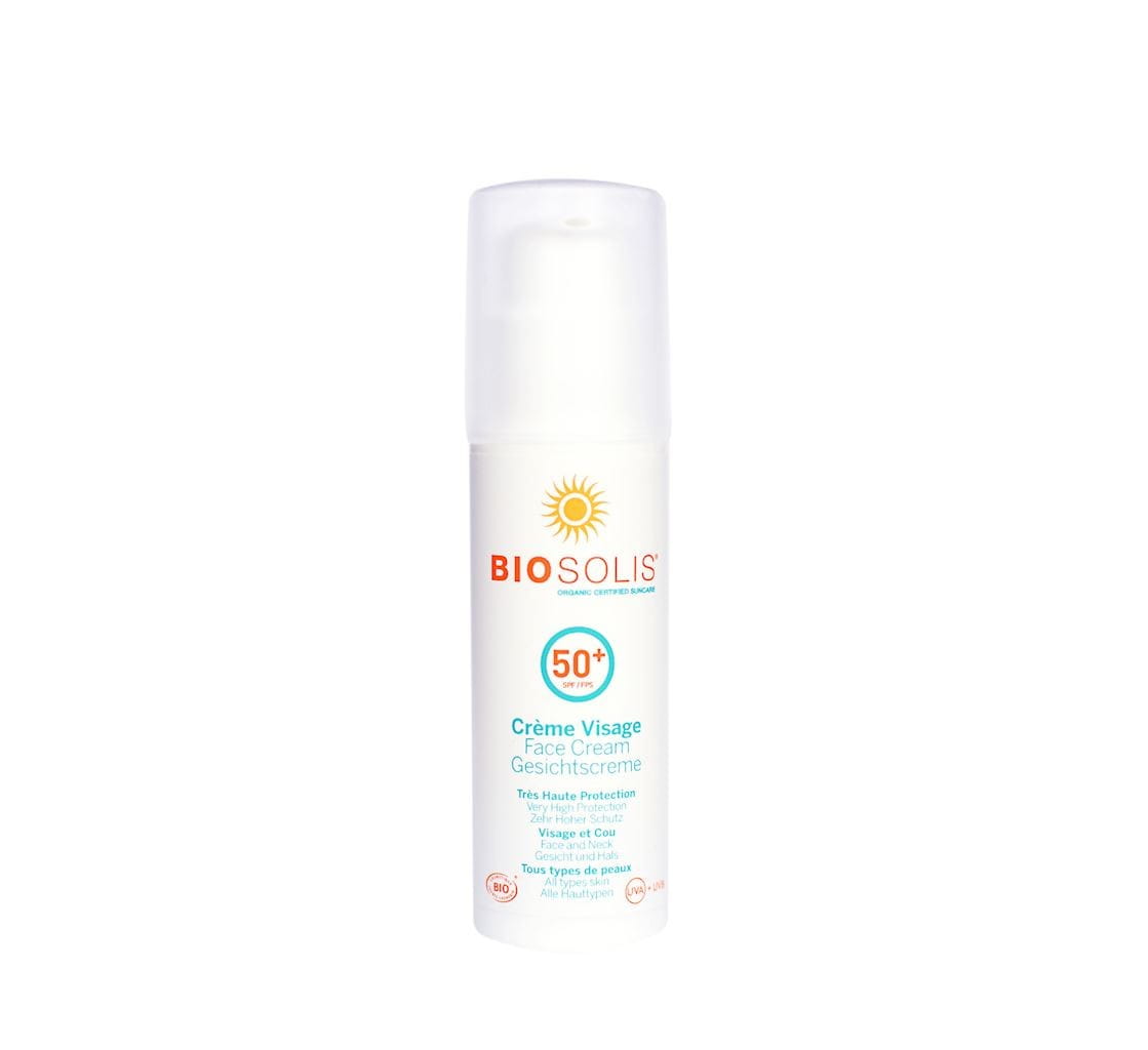 Crème solaire visage SPF 50+ eco 50 ml - BIOSOLIS