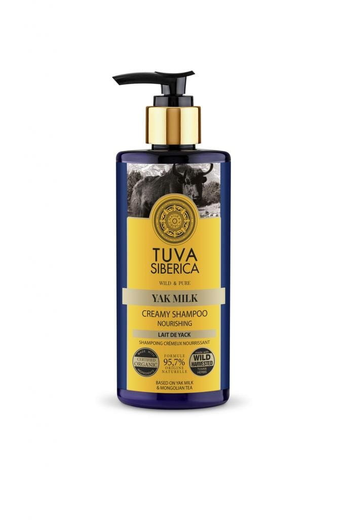 Shampooing nourrissant cheveux au lait de yak 300 ml - TUVA SIBERICA