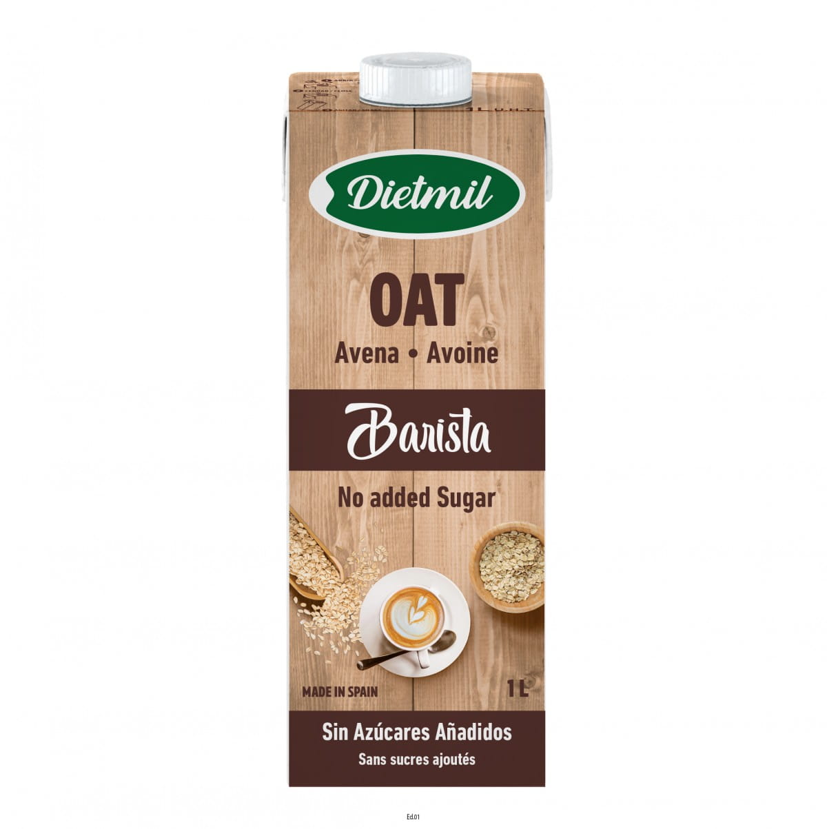 Boisson à l'avoine Barista 1000 ml DIETMIL