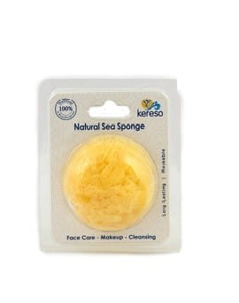 Eponge de mer naturelle pour se maquiller et nettoyer le visage - KERESO