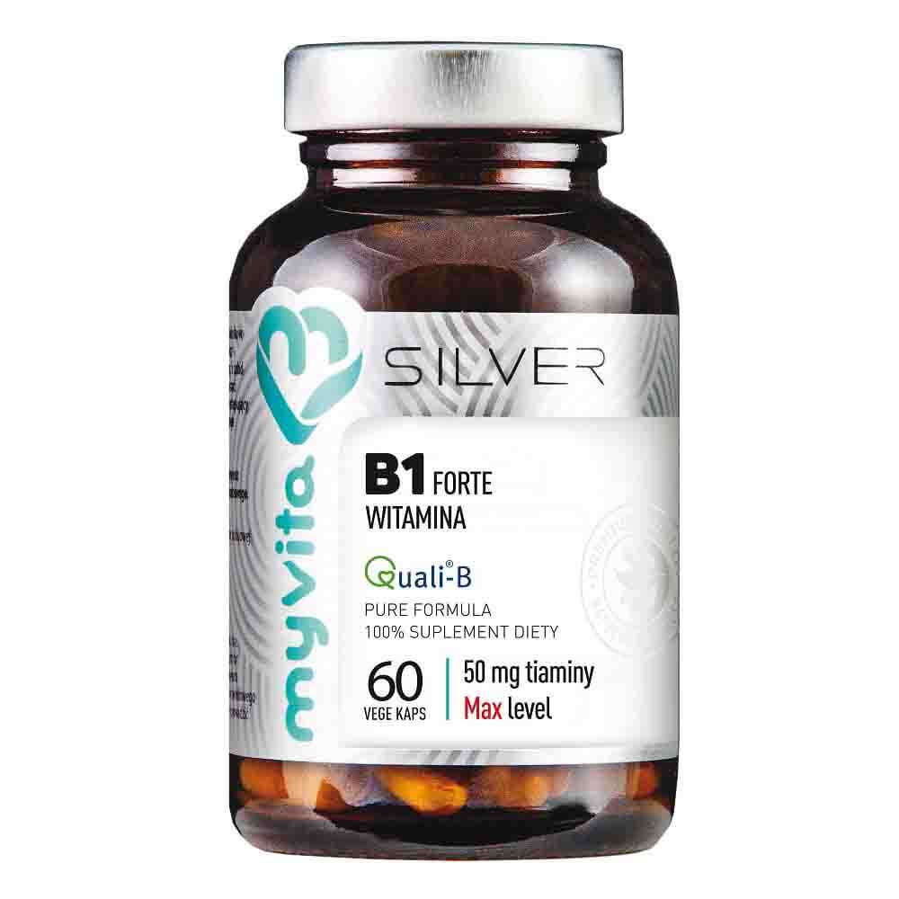 Vitamine B1 thiamine 50mg 60 gélules végétales 34 g MYVITA SILVER PURE