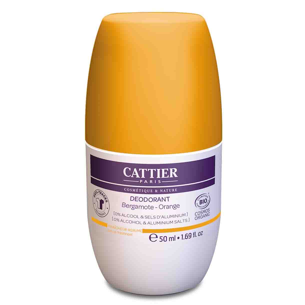 Déodorant roll-on eco bergamote 50 ml - CATTIER