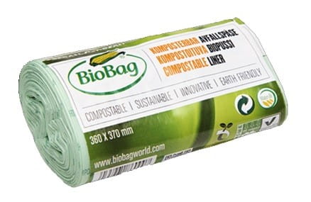 Sacs poubelles BIO et mixtes 6 L 30 pcs (compostables et biodégradables) - BIOBAG
