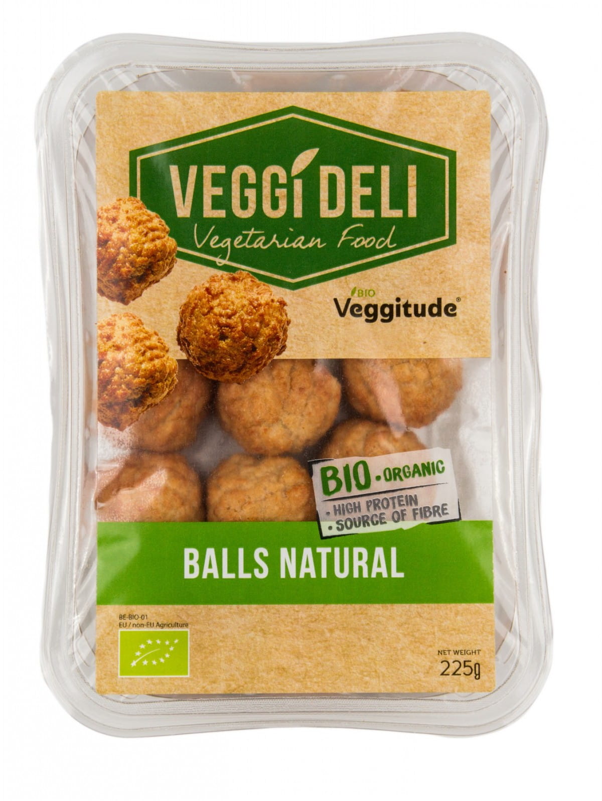 Alternative végétarienne aux boulettes de viande BIO 225 g VEGGI DELI