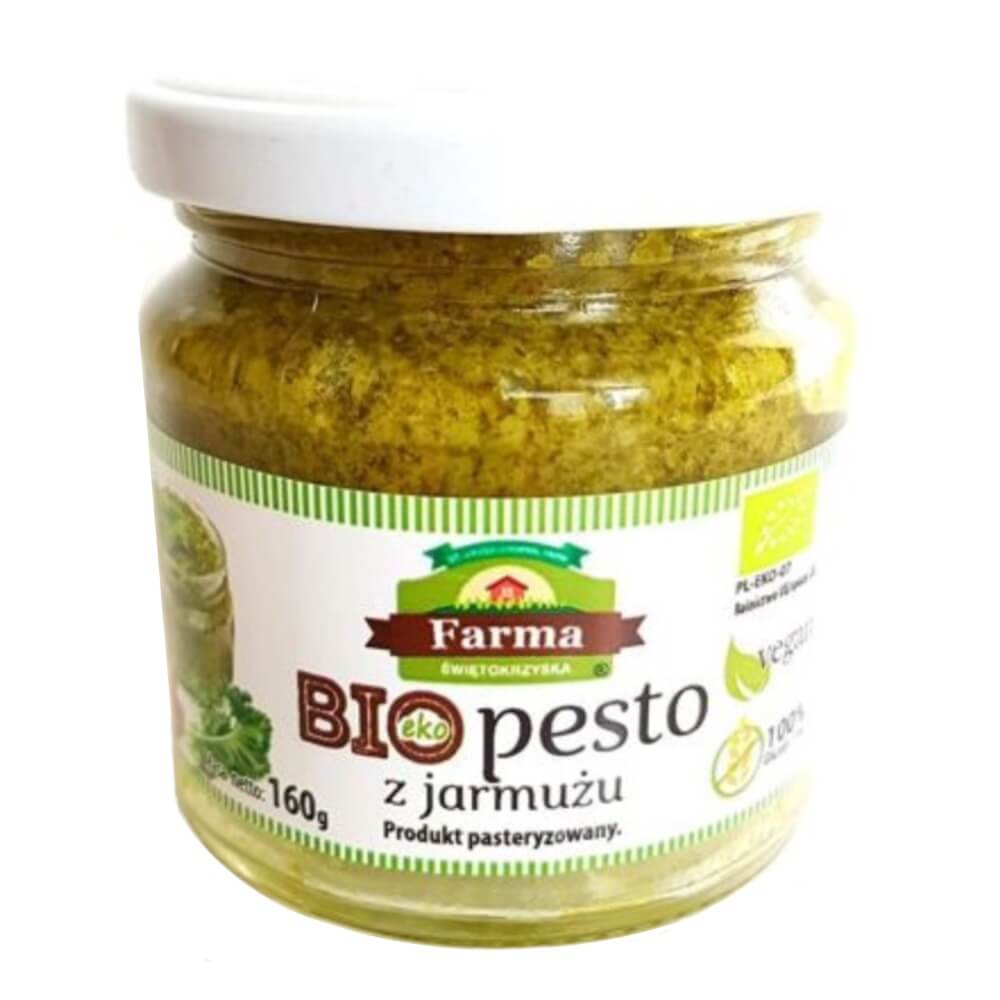 Pesto de chou frisé bio sans gluten 160 g - FARMA ŚWIĘTOKRZYSKA
