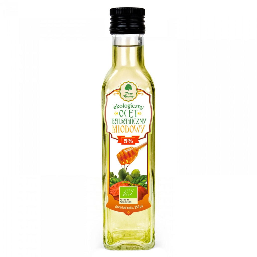 Vinaigre balsamique au miel 5% BIO 250 ml - CADEAUX DE LA NATURE