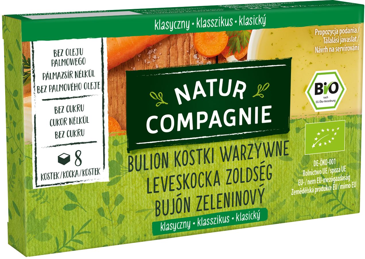Bouillon - cubes de légumes sans sucre ajouté BIO 84 g - NATUR COMPAGNIE