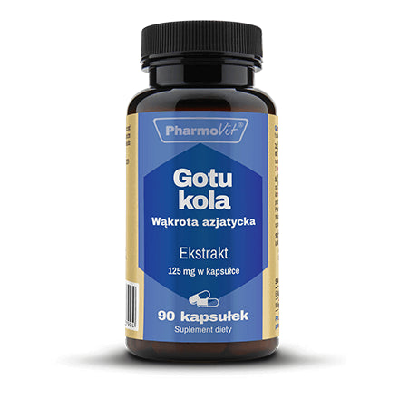 Omelette asiatique gotu kola 4 : 1 extrait 125 MG 90 gélules PHARMOVIT