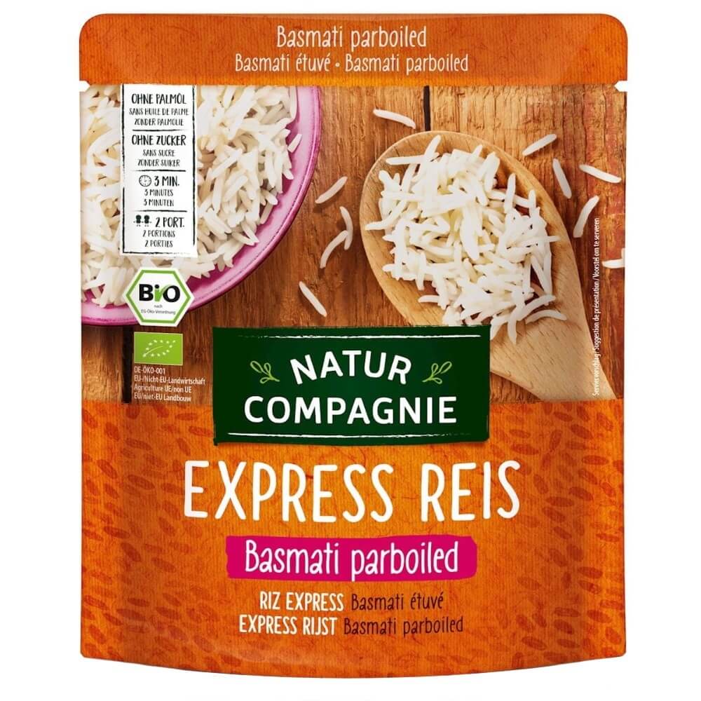 Riz express basmati étuvé BIO 250 g - NATUR COMPAGNIE