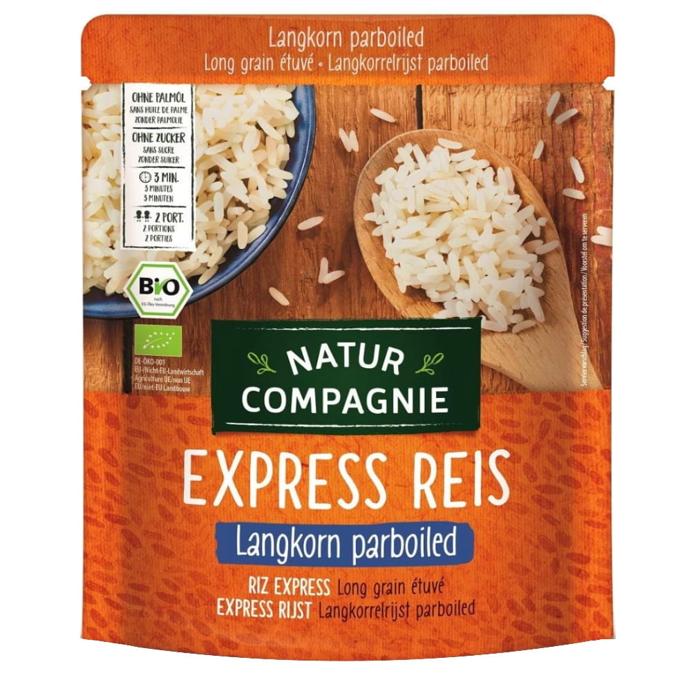 Riz long grain étuvé BIO 250 g - NATUR COMPAGNIE