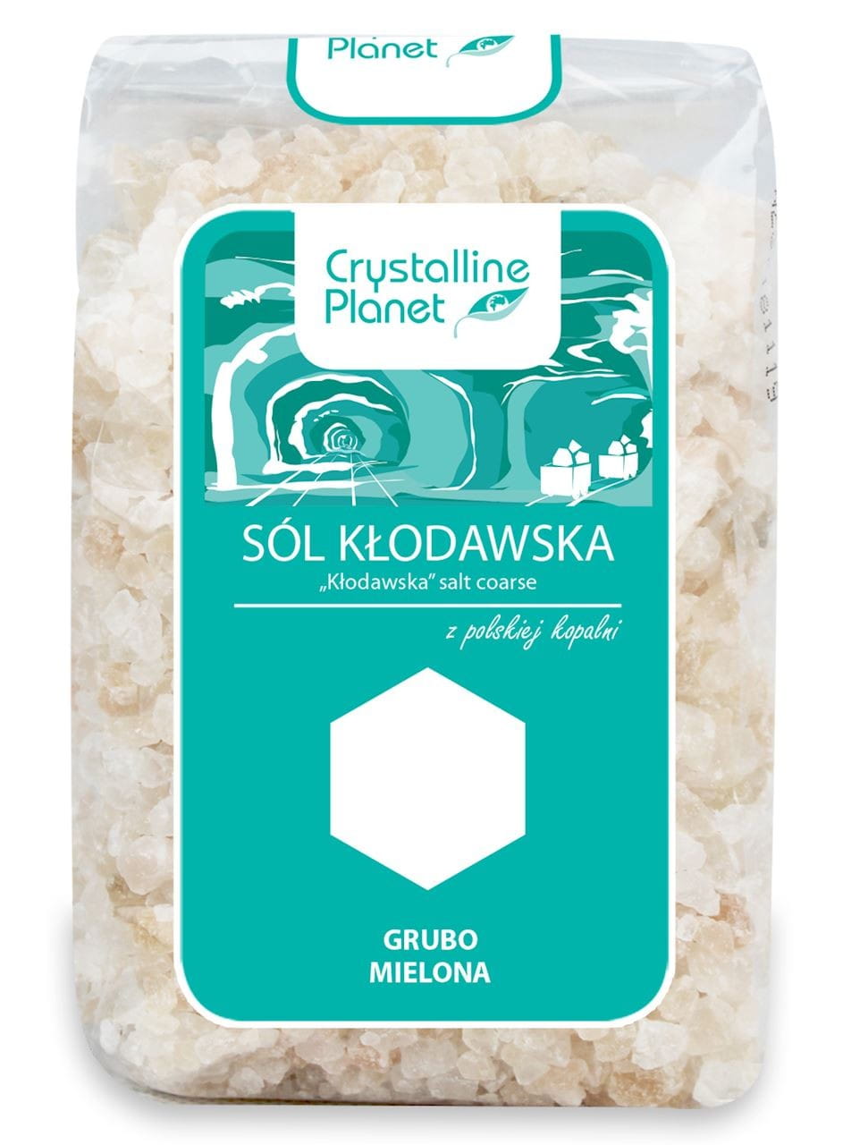 Sel de Kłodawa grossièrement moulu 600 g - CRYSTALLINE PLANET
