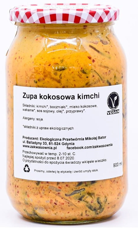 Soupe de kimchi à la noix de coco BIO 900 ml - PENCHANT