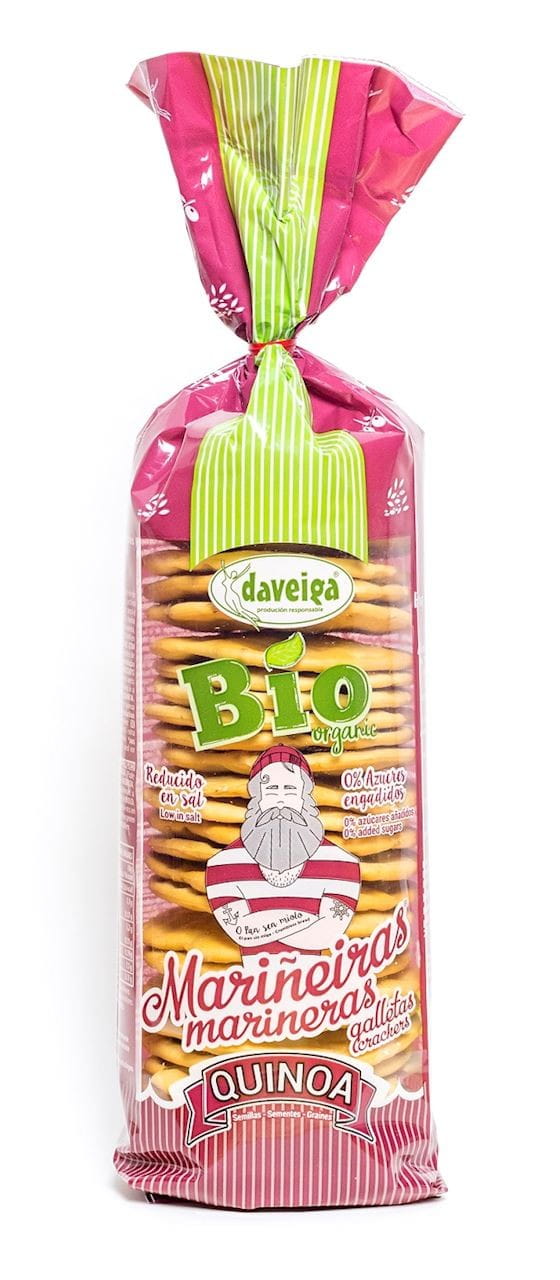 Biscuits BIO au quinoa 180 g - DAVEIGA