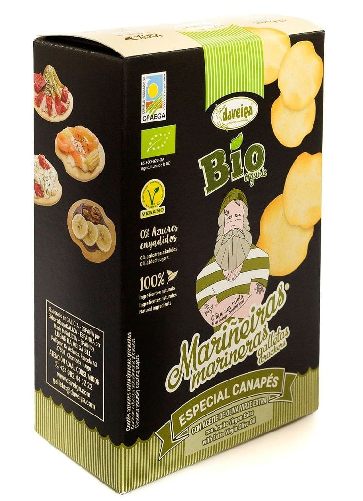 Biscuits BIO à l'huile d'olive 100 g - DAVEIGA